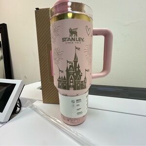 Stanley tumbler with a Disney castle design. 40 oz ✨